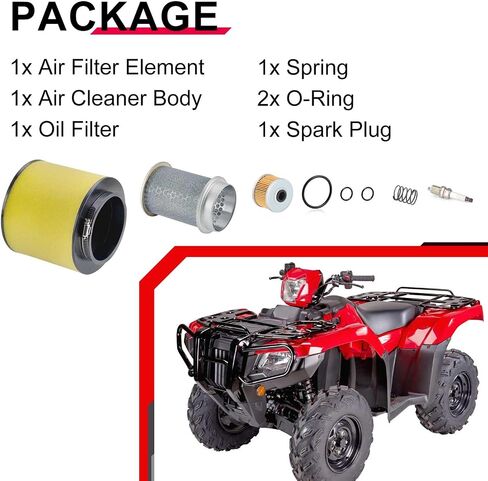 Air Filter & Air Cleaner Body & Oil Filter Spring for Honda Rancher 420 Foreman 500 520 Pioneer 500 SXS500M2 2005-2024 in Saudi Arabia