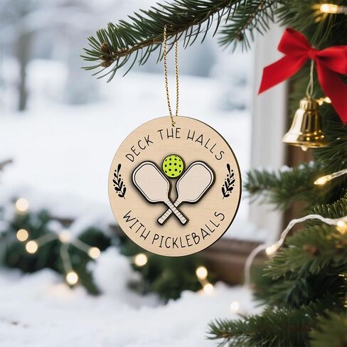 34HD هدايا لعيد الميلاد، أصدقاء عيد الميلاد زخرفة خشبية 2-طبقات، هدايا لأفضل الأصدقاء، Bestie، الأصدقاء، زينة عيد الميلاد in Kuwait