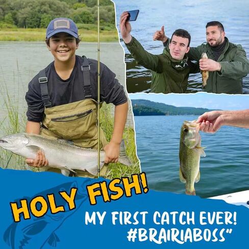 طقم الصيد الغامض - بداية الصيف للمبتدئين ، صندوق معالجة مع سحر الجهير/سمك السلمون المرقط والمراهقين والكبار هدية المياه العذبة in Kuwait