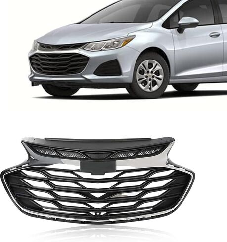 PartsFlow Front Upper Grille Grill Assembly For 2019 Chevrolet Chevy Cruze LS LT Premier L 42674397 in Saudi Arabia