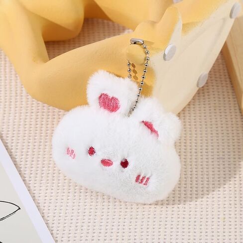 Cute Cartoon Plush Key Chain for Men Women, Plush Animals Keychain Handbag Accessories Keyring Gifts for Friends in Saudi Arabia