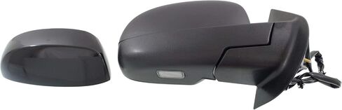 Kool Vue Right Power Heated Mirror for Chevrolet Tahoe Suburban 1500 2007-2014, Power Fold, Signal Light, Memory, Puddle Lamp, Passenger Side, Chevy Accessories, 2 Caps, No Off Road Pkg in Saudi Arabia