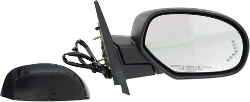 Kool Vue Right Power Heated Mirror for Chevrolet Tahoe Suburban 1500 2007-2014, Power Fold, Signal Light, Memory, Puddle Lamp, Passenger Side, Chevy Accessories, 2 Caps, No Off Road Pkg in Saudi Arabia