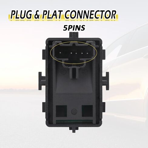 Power Window Switch Button Passenger Side Compatible with Ford Edge/ F150/ Fusion/Mustang/Expedition 2013-2024, Lincoln Continental/MKX/Navigator 2017-2024, Replaces OE SW7340 in Saudi Arabia