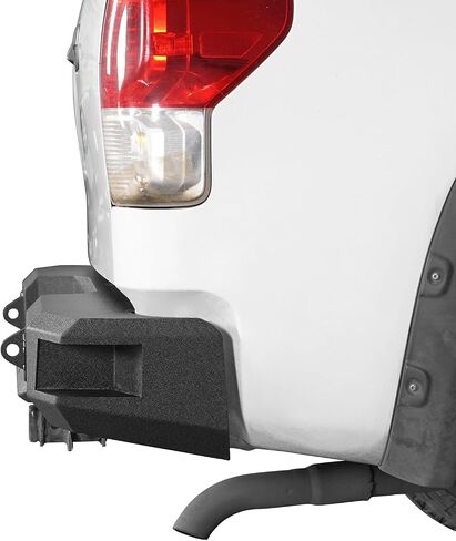 Hooke Road Tundra Rear Bumper Full Width Back Step Bumper with LED Lights for Toyota Tundra 2007 2008 2009 2010 2011 2012 2013 Pickup Truck in Saudi Arabia