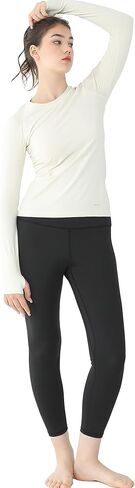 Womens Workout Tops Short Long Sleeve Gym Shirts Breathable Athletic Yoga Tops Compression Underscrubs Seamless T-Shirt in Kuwait