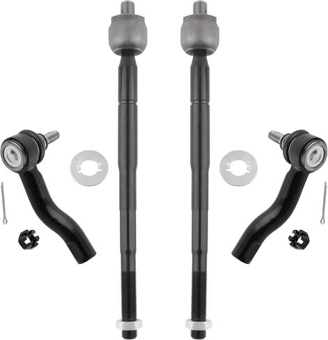 Front Inner Steering Tie Rod End Outer Tie Rod End for Toyota RAV4 2001-2003 (All 2WD & 4WD Models) 4pcs EV442 ES3654 ES3655 in Saudi Arabia