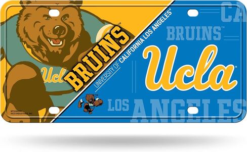 Rico Industries NCAA UCLA Bruins Metal License Plate Tag in Kuwait
