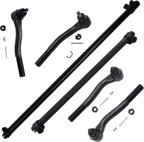 Detroit Axle Replacement for 99-04 Grand Cherokee 2pc Steering Tie Rod Adjusting Sleeve + 4pc Tie Rod End Link in Saudi Arabia