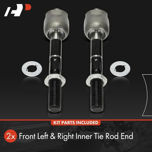 A-Premium 2 × أطراف قضيب ربط داخلي أمامي، متوافق مع Toyota Land Cruiser 1998-2003 وLexus LX470 1998-2002 in Saudi Arabia