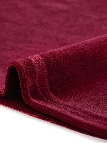 Allegra K Christmas Velvet Top for Women's Slim Fit Long Sleeve Off-Shoulder Blouse in Saudi Arabia