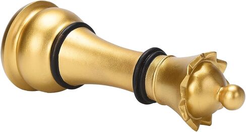 BRABUD الشطرنج الملكة تمثال الراتنج 9.8 ''طويل القامة الشطرنج ديكور قطعة النحت المنزل مكتب دراسة الطرف الديكور الذهب TQGJBS636 in Kuwait