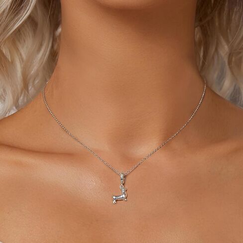 Running Corgi Dog Charms 925 Sterling Silver Cute Puppy Charms Pendant Fits Pandora Bracelet Necklace for Women in Kuwait