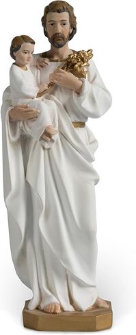 BC Catholic Our Lady of Guadalupe Statue, 7" H Virgen De Guadalupe Figure, Holy Mother Mary Religious Gift, Catholic Decor, Handpainted Renaissance Sculpture Purity & Grace Collection by Buildclassic in Kuwait