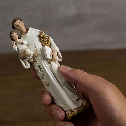 BC Catholic Our Lady of Guadalupe Statue, 7" H Virgen De Guadalupe Figure, Holy Mother Mary Religious Gift, Catholic Decor, Handpainted Renaissance Sculpture Purity & Grace Collection by Buildclassic in Kuwait