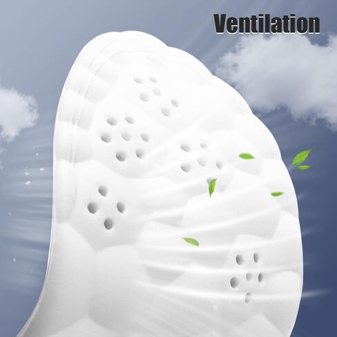 Latex Sport Insoles for Men Women Soft High Elasticity Insole Running Shoes Pad Arch Support Insert Cushion EU 43-45 in Saudi Arabia