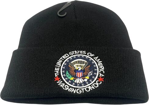 Washington DC Embroidery Eagle Knitted Winter Beanie Ski Hat in Saudi Arabia