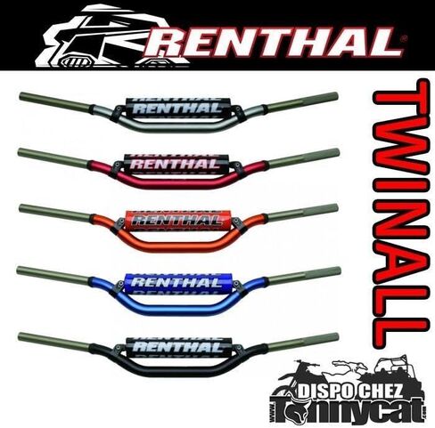 Renthal 999-01-BK-07-185 Twin Wall 999 Mcgrath/Short Black in Saudi Arabia