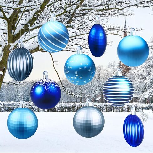Sumind 10 Pieces Christmas Decorations Outdoor Christmas Hanging Ornaments Large Yard Lawn Signs Round Double Sided Porch Ornaments for Xmas Party Decor(Classic Style) in Saudi Arabia