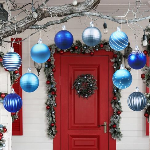 Sumind 10 Pieces Christmas Decorations Outdoor Christmas Hanging Ornaments Large Yard Lawn Signs Round Double Sided Porch Ornaments for Xmas Party Decor(Classic Style) in Saudi Arabia