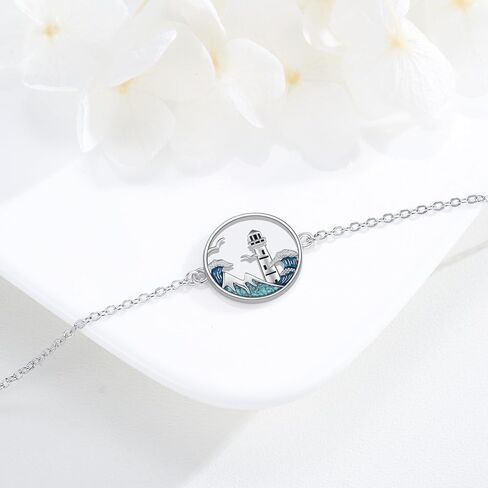 Crab Bracelet Sterling Silver Adjustable Moonstone Crab Bracelet Summer Ocean Sea Crab Jewelry Gifts for Women Birthday Mother's Day in Kuwait