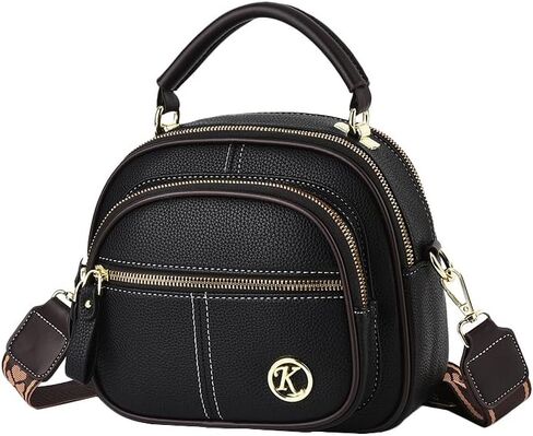 Vintage Leather Saddle Bag Purse for Women Small Tote Bag with Compartments Trendy Crossbody Purses for Women 2025 in Kuwait