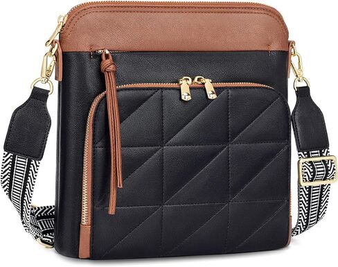 nuoku Crossbody Bag for Women,Small Lightweight Medium Shoulder Handbags Soft Leather Women's Crossbody Pursewith Tassel in Saudi Arabia