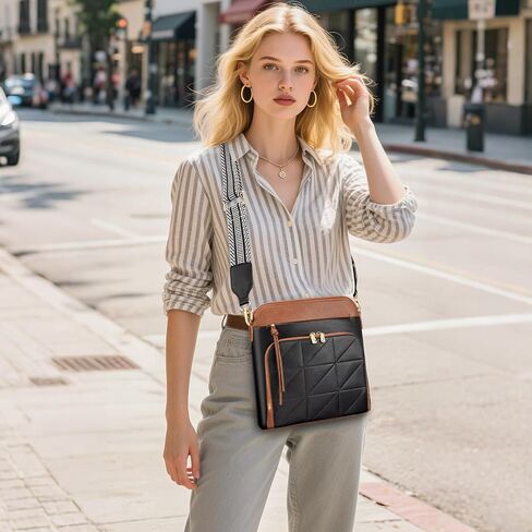 nuoku Crossbody Bag for Women,Small Lightweight Medium Shoulder Handbags Soft Leather Women's Crossbody Pursewith Tassel in Saudi Arabia