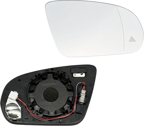 Right Passenger Side Mirror Glass Heated With Blind Spot Without Auto Dimming Compatible with Mercedes GLC C300 2016 2017 2018 2019 2020 2021 2022 (Passenger Blind Spot No-Anti-glare) in Saudi Arabia