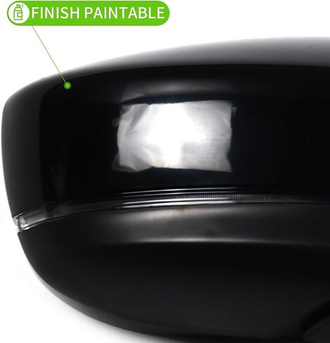 Side Mirror for MAZDA CX-5 2017-2022 Car Door Mirror Fits for MAZDA CX-5 2017-2022 Right Passenger Side | Power |Lamp|BSM |MA1321198| BLACK (RH)-6 Wires in Saudi Arabia