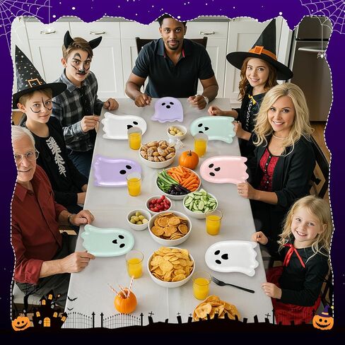 60 قطعة من أطباق ورق عيد الشكر، أطباق ديك رومي لطيفة للاستعمال مرة واحدة للأطفال، أطباق عيد الشكر، أطباق حلوى عيد الشكر لمستلزمات حفلات الخريف وعيد الشكر، 11.8 × 11.8 بوصة in Kuwait