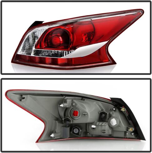ACANII - For 2013 2014 2015 Nissan Altima 4-Door Sedan [Factory OE Style] Tail Lights Brake Lamps Replacement Left+Right, Red in Saudi Arabia