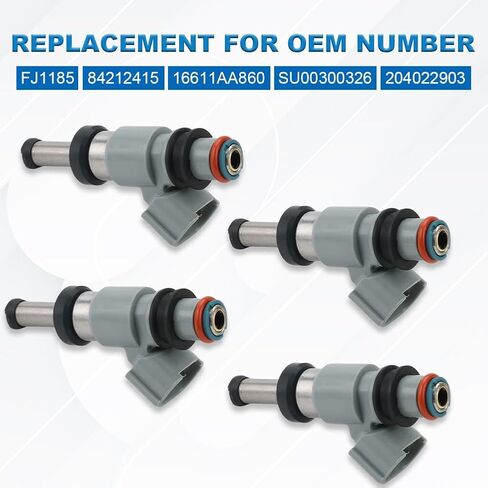 JDMON 4PCS Fuel Injectors Compatible with Subaru BRZ 2013-2015, Scion FR-S FRS 2013-2016, Toyota 86 2017-2020 2.0L H4 Replacement for FJ1185 84212415 16611AA860 SU00300326 204022903 in Saudi Arabia