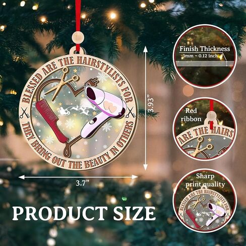 زينة مصفف الشعر - زينة تصفيف الشعر ومستحضرات التجميل لشجرة عيد الميلاد وصالونات التجميل وديكورات التجميل in Kuwait