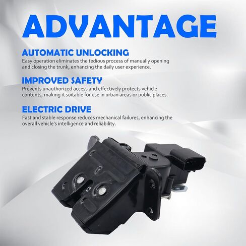 HiSport Rear Trunk Latch Lock Actuator 81230-A5000 81230A5000 Compatible with Hyundai Elantra GT 2013-2017, Lid Tailgate Lock in Saudi Arabia