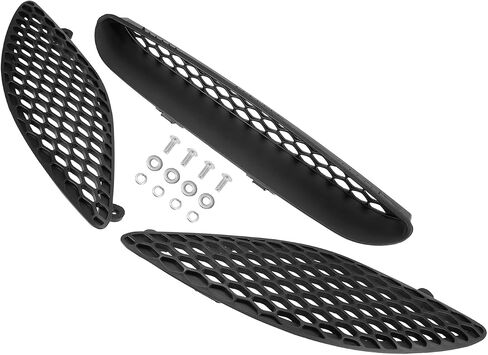 Motoforti Front Hood Bezel Vent Trim Hood Scoop Grille Kit for Dodge Charger 2015-2020 Replacement for 68202462AD 68202581AC 68202580A Long-lasting in Saudi Arabia