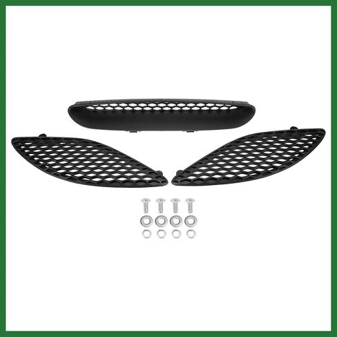 Motoforti Front Hood Bezel Vent Trim Hood Scoop Grille Kit for Dodge Charger 2015-2020 Replacement for 68202462AD 68202581AC 68202580A Long-lasting in Saudi Arabia