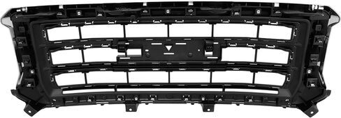 مجموعة الشبكة الأمامية Garage-Pro لموديلات GMC Sierra 1500 2014-2015 بدون جميع التضاريس، حزمة Z71، غلاف من الكروم، إدراج أسود مزخرف CAPA GM1200687C in Saudi Arabia
