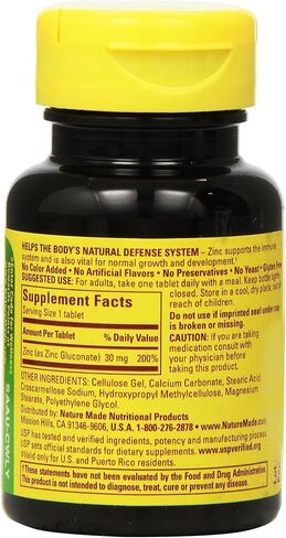 Nature Made Zinc 30 mg (Pack of 4) in Saudi Arabia
