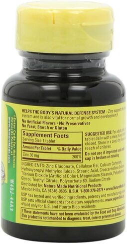 Nature Made Zinc 30 mg (Pack of 4) in Saudi Arabia