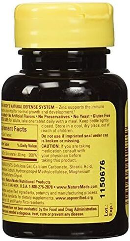 Nature Made Zinc 30 mg (Pack of 4) in Saudi Arabia