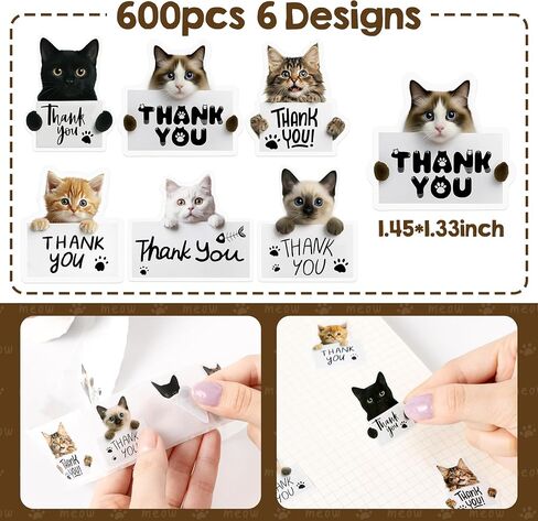 600Pcs Dog Thank You Stickers Roll Cute Puppy Adhesive Labels Tags for Supporting My Small Business Envelope Seals Packing Wrapping DIY Crafts Decor Pet Store Hospital Greeting Cards Party Favors Gift in Kuwait