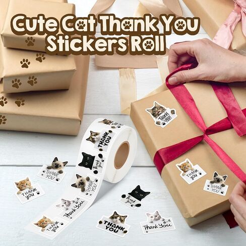 600Pcs Dog Thank You Stickers Roll Cute Puppy Adhesive Labels Tags for Supporting My Small Business Envelope Seals Packing Wrapping DIY Crafts Decor Pet Store Hospital Greeting Cards Party Favors Gift in Kuwait