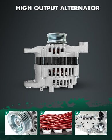 مولد كهربائي جديد من SCITOO 80Amp 5 أسلاك لاستبدال نيسان فرونتير 1999-2002، لنيسان إكستيرا 2000-2002 13789 in Saudi Arabia