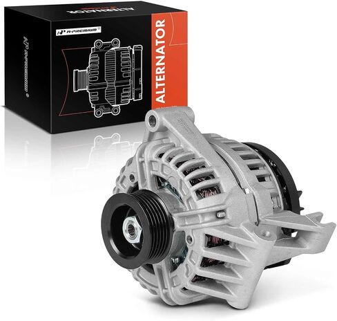 A-Premium Alternator Compatible with Chevrolet Impala 2004-2005, Monte Carlo 2003-2005 & Buick Regal 2004, 3.8L, 12V 105A 6-Groove Pulley Clockwise, Replace# 10339422, 0124415035 in Saudi Arabia