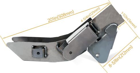 مجموعة إصلاح الصدأ بإطار ذراع خلفي من KUAFU متوافقة مع سائق إصلاح الإطار Jeep Wranglers TJ 1997-2006 والركاب LH & RH (عبوتان) in Saudi Arabia