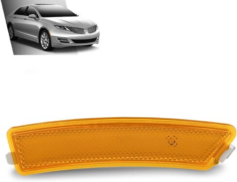 G-PLUS Front Left Bumper Reflector Side Marker Light Lamp, Compatible with Lincoln MKZ 2013-2016, Driver Side, DP5Z13A565F, FO1084100C in Saudi Arabia