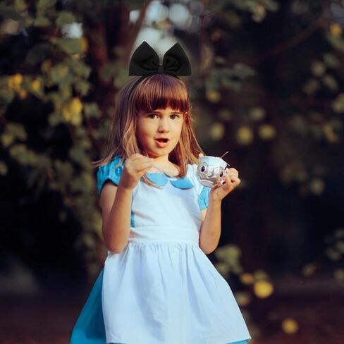 سيماتو 2 قطعة من إكسسوارات الشعر ذات القوس الأسود للحفلات والحفلات التنكرية لأعياد الميلاد والهالوين للنساء والفتيات in Kuwait