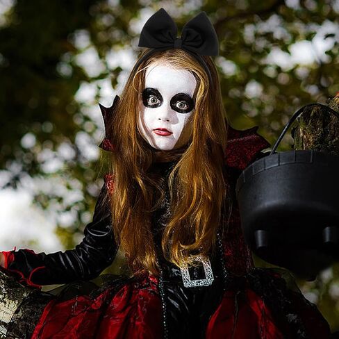 سيماتو 2 قطعة من إكسسوارات الشعر ذات القوس الأسود للحفلات والحفلات التنكرية لأعياد الميلاد والهالوين للنساء والفتيات in Kuwait