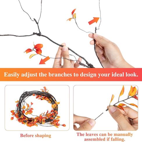 AENTGIU فو الخضرة ينبع فروع للمزهريات، 4 قطع فروع اللبخ واقعية ينبع الأوكالبتوس وهمية، والنباتات وهمية على غرار غصين لحشو المزهرية، والقطع المركزية، وديكور المنزل in Kuwait